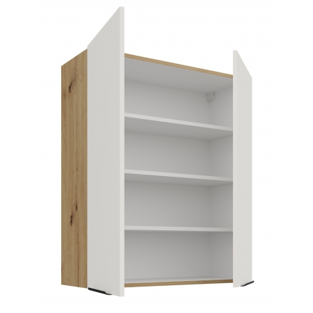 Szafka kuchenna 80 cm górna AURO WH/AR 80 G-90 2F antyfinger